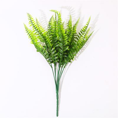 7-fork simulation of Persian grass, simulation of flower fern leaves, bundle simulation, material matching, flower arrangement, decorative plastic fern, Persian leaves