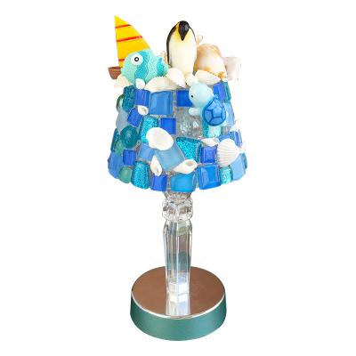 Handmade Mosaic Small Desk Lamp DIY Material Package Mother's Day Gift