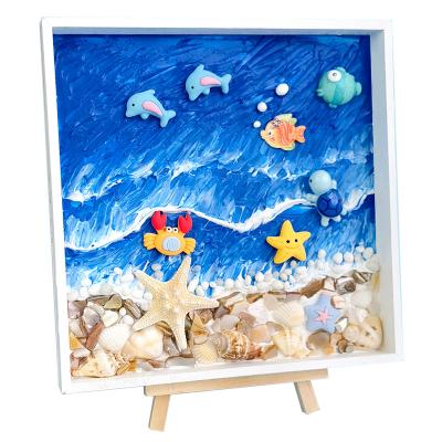 DIY handmade 3D texture painting Mother's Day activity gift creative decorative painting ornament handmade homemade material package