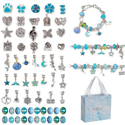 ​Children's Handmade Crystal Bead Alloy Bracelet DIY Bead Material Package Jewelry Accessories Gift Box Set