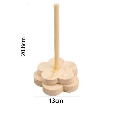 Household spinning and spinning knitting yarn spool holder, hand knitting yarn rolling tool, solid wood frame, yarn spool