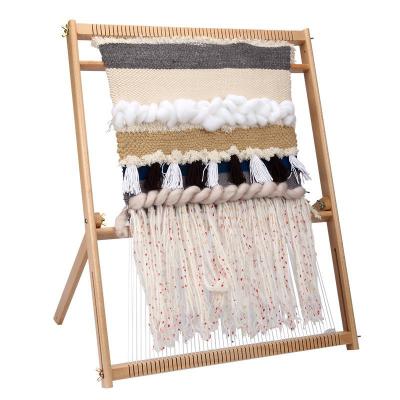 Wooden handmade weaving machine, DIY production of yarn, dream catcher, weaving tool, home yarn, tapestry, textile machine